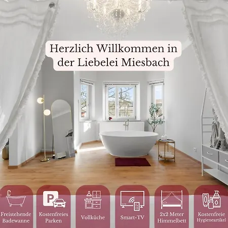 Boutique-apartment Liebelei Miesbach, Zentral, Terrasse, Parkplatz *